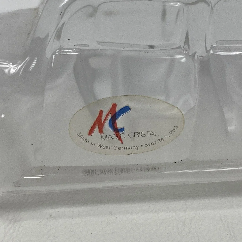 VW Beetle Magic Cristal 24% Lead Crystal Nachtmann West Germany With Base Glass‎